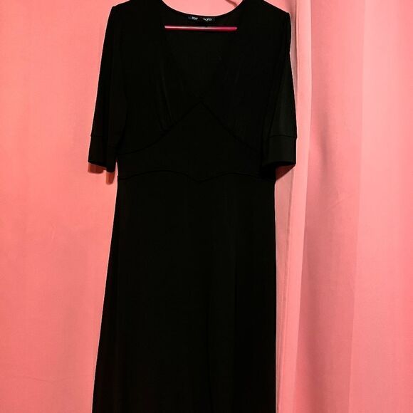 Boston Proper Size 12 Black Dress Work Office - Picture 2 of 6
